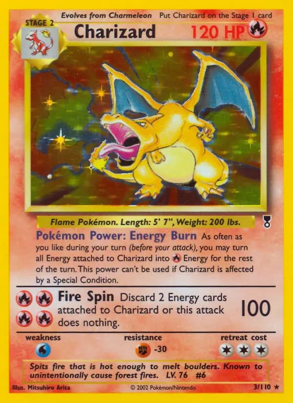 Charizard #3 — Legendary Collection