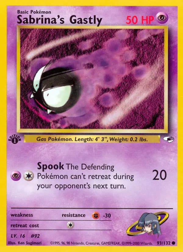 Sabrina's Gastly #93 — Gym Heroes