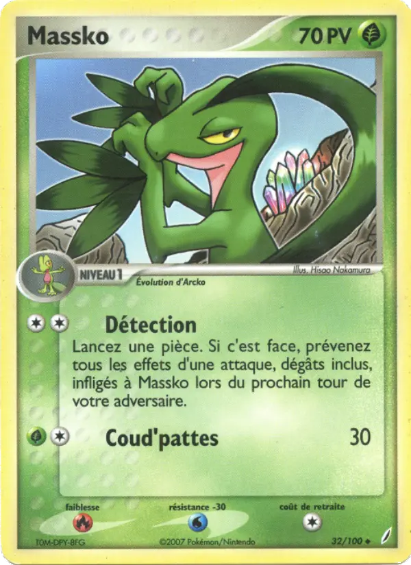 Carte Pokémon Massko #32 — Gardiens de Cristal