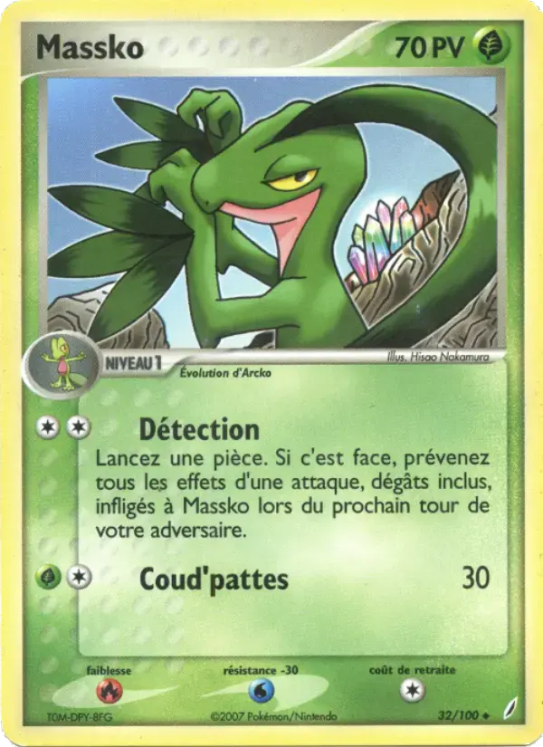 Carte Pokémon Massko #32 — Gardiens de Cristal