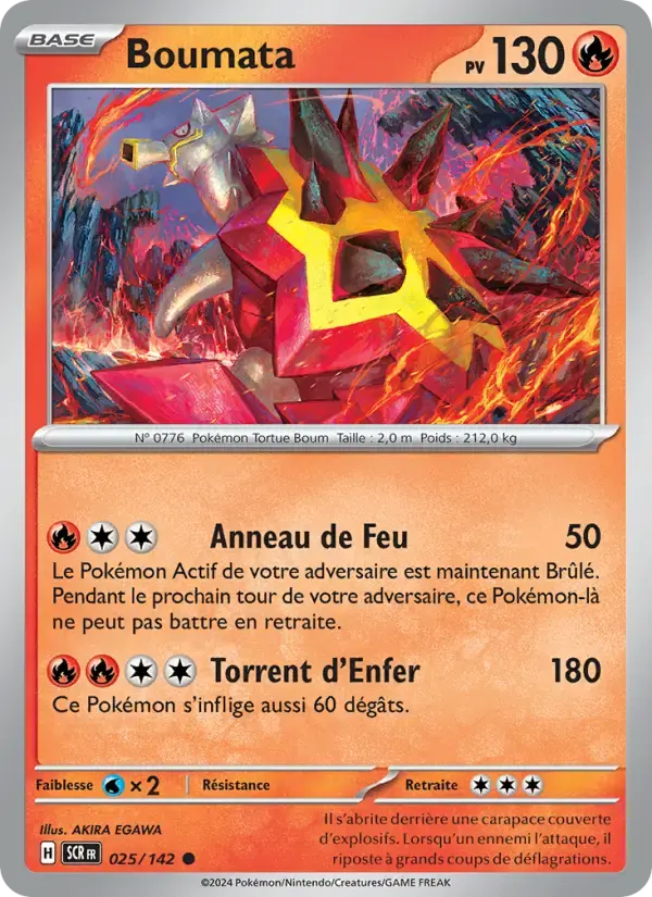 Carte Pokémon Boumata #025 — Couronne Stellaire