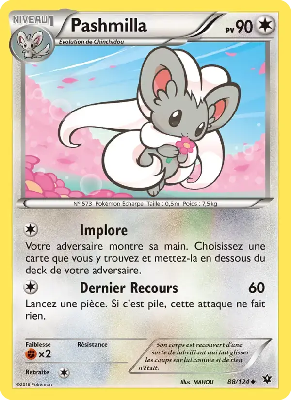 Carte Pokémon Pashmilla #88 — Impact des Destins