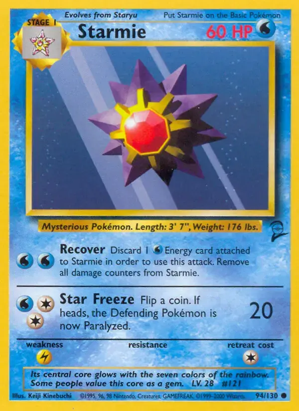 Starmie #005 — Trading Card Game Classic — Blastoise Deck