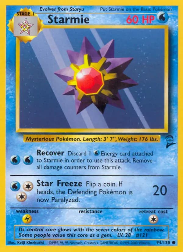 Starmie #94 — Base Set 2