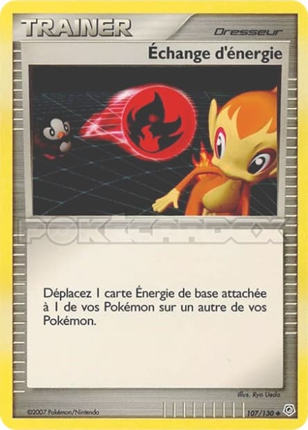 Carte Pokémon Échange d'énergie #107 — Diamant et Perle