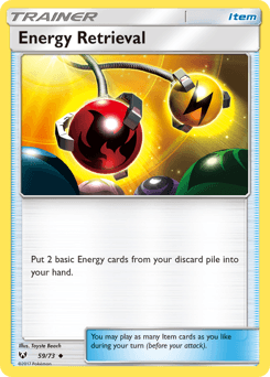 Carte Pokémon Récupération d’Énergie #59 — Légendes Brillantes