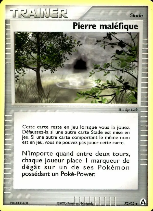 Carte Pokémon Pierre maléfique #72 — Créateurs de Légendes