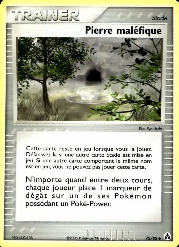 Carte Pokémon Pierre maléfique #72 — Créateurs de Légendes