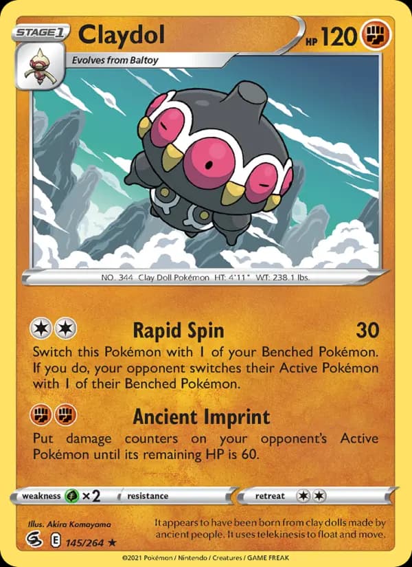 Claydol #145 — Fusion Strike