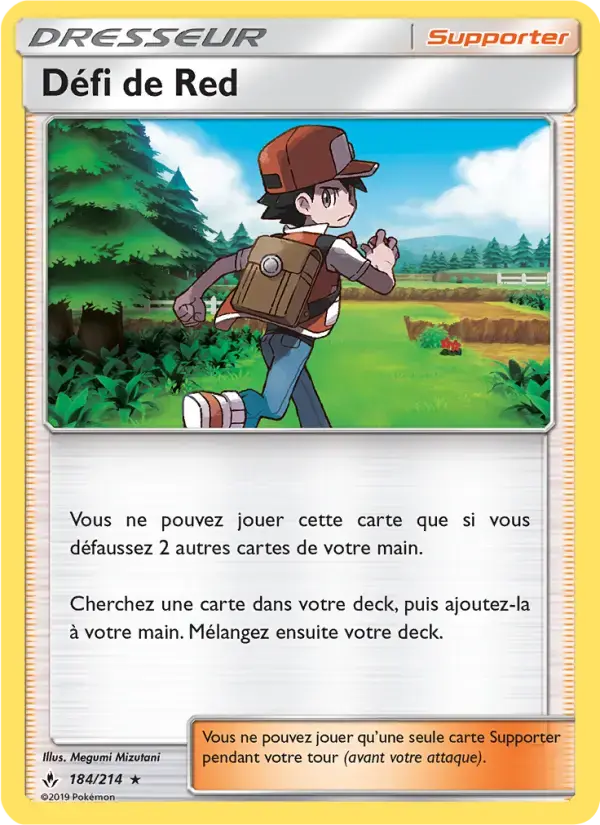 Carte Pokémon Défi de Red #184 — Alliance Infaillible