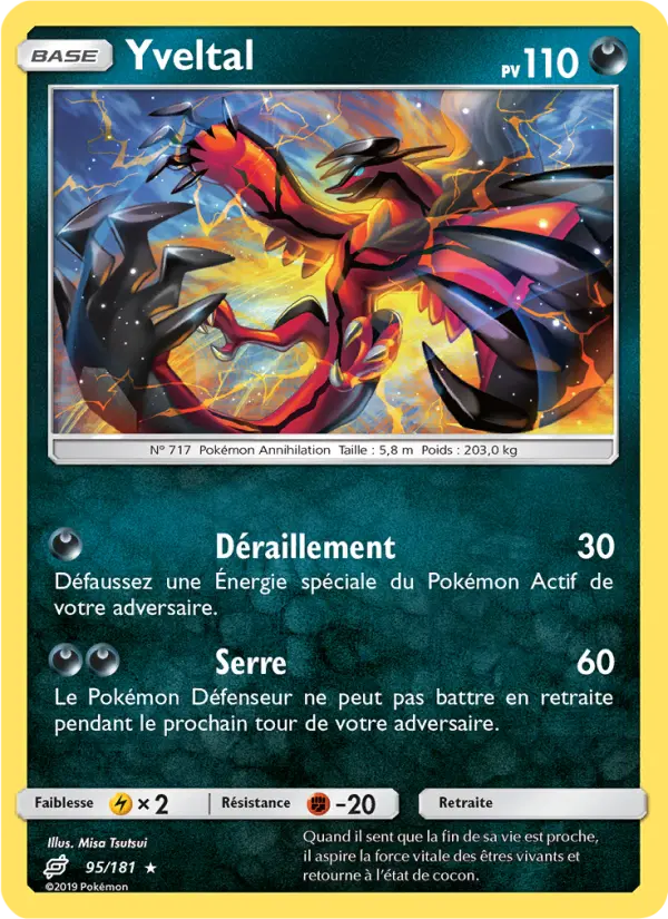 Carte Pokémon Yveltal #95 — Duo de Choc