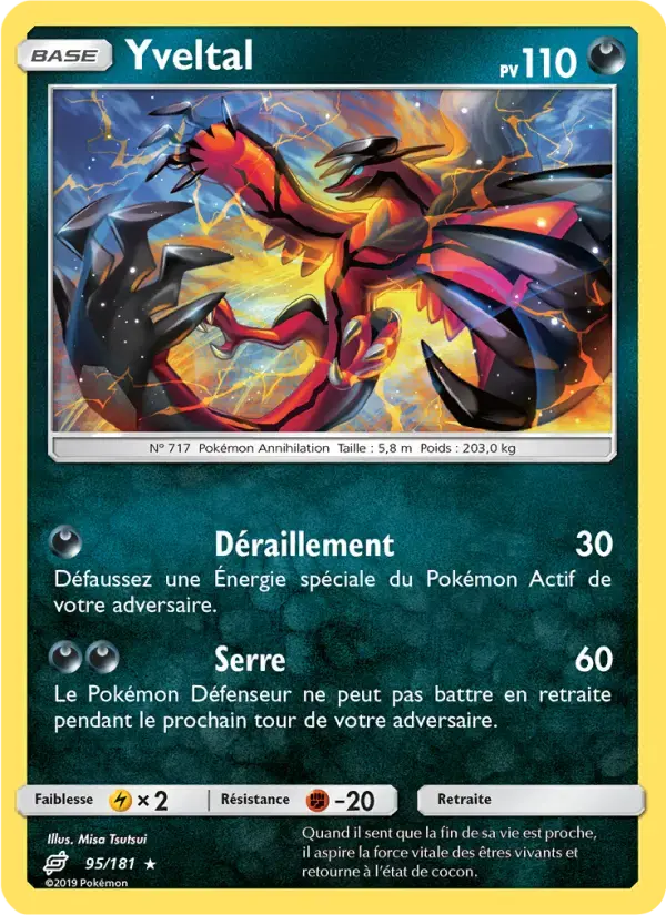 Carte Pokémon Yveltal #95 — Duo de Choc