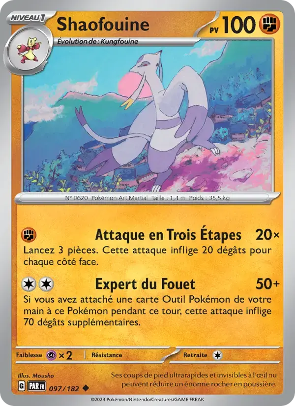 Carte Pokémon Shaofouine #097 — Faille Paradoxe
