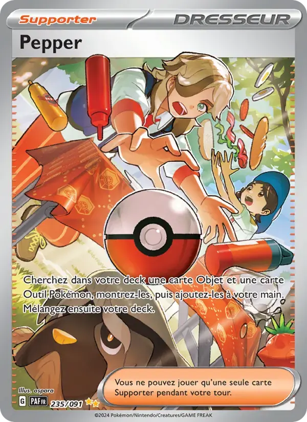 Carte Pokémon Pepper #235 — Destinées de Paldea