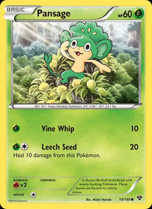 Pansage #10 — XY