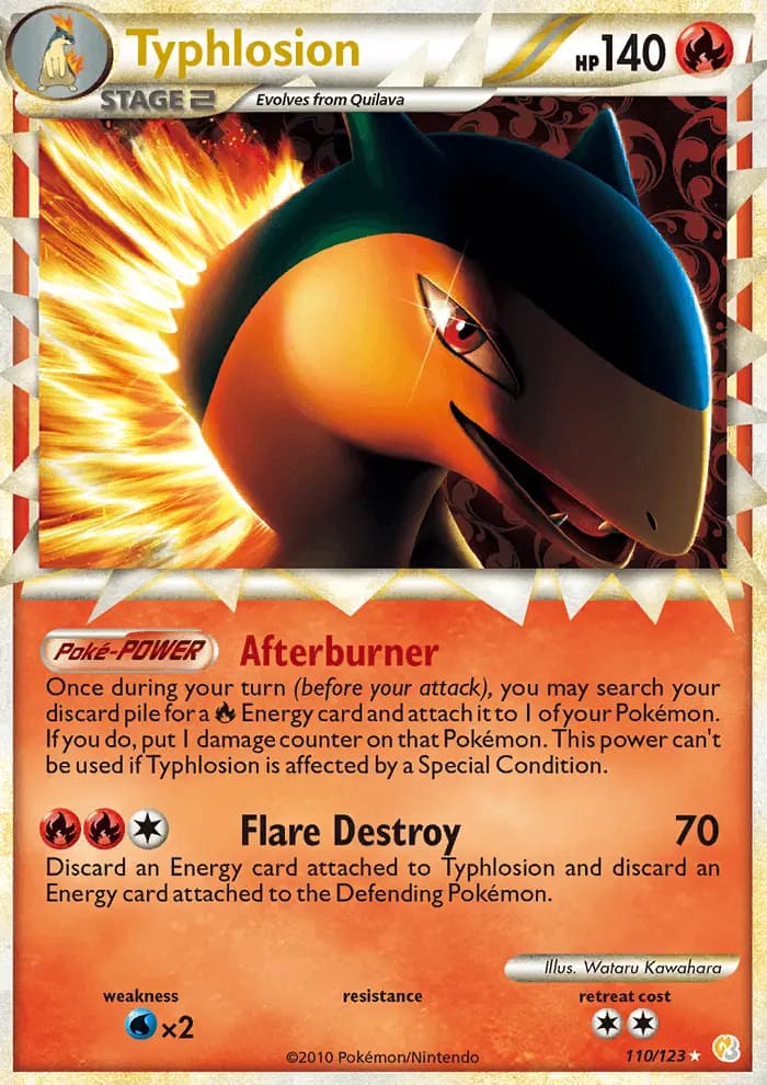 Typhlosion #110 — HeartGold SoulSilver
