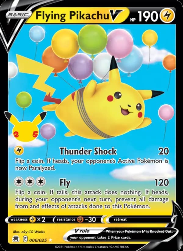 Flying Pikachu V #6 — Celebrations