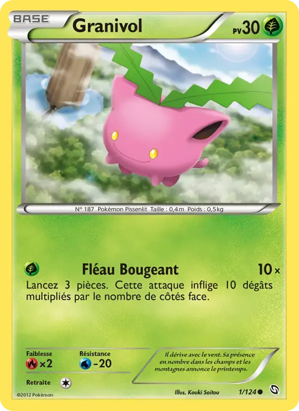 Carte Pokémon Granivol #1 — Dragons Exaltés