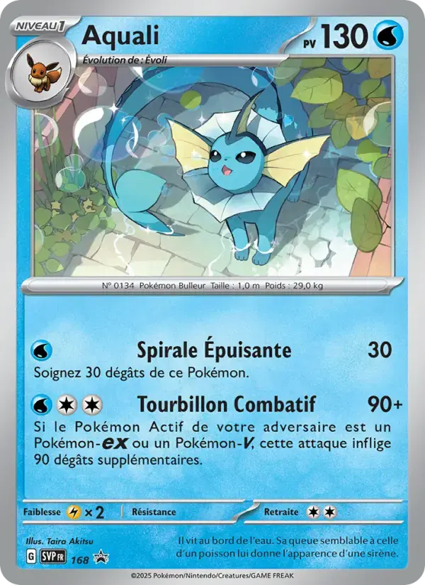 Carte Pokémon Aquali #168 — Promos Écarlate et Violet