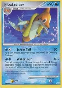 Carte Pokémon Floatzel #2 — Kit du Dresseur DP (Manaphy)