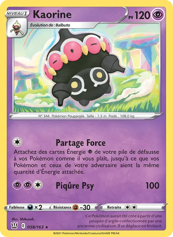 Carte Pokémon Kaorine #58 — Styles de Combat