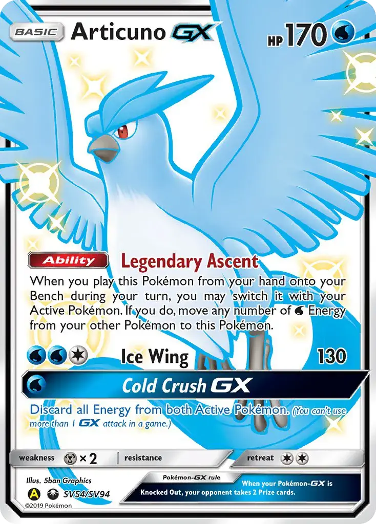 Articuno-GX #SV54 — Hidden Fates