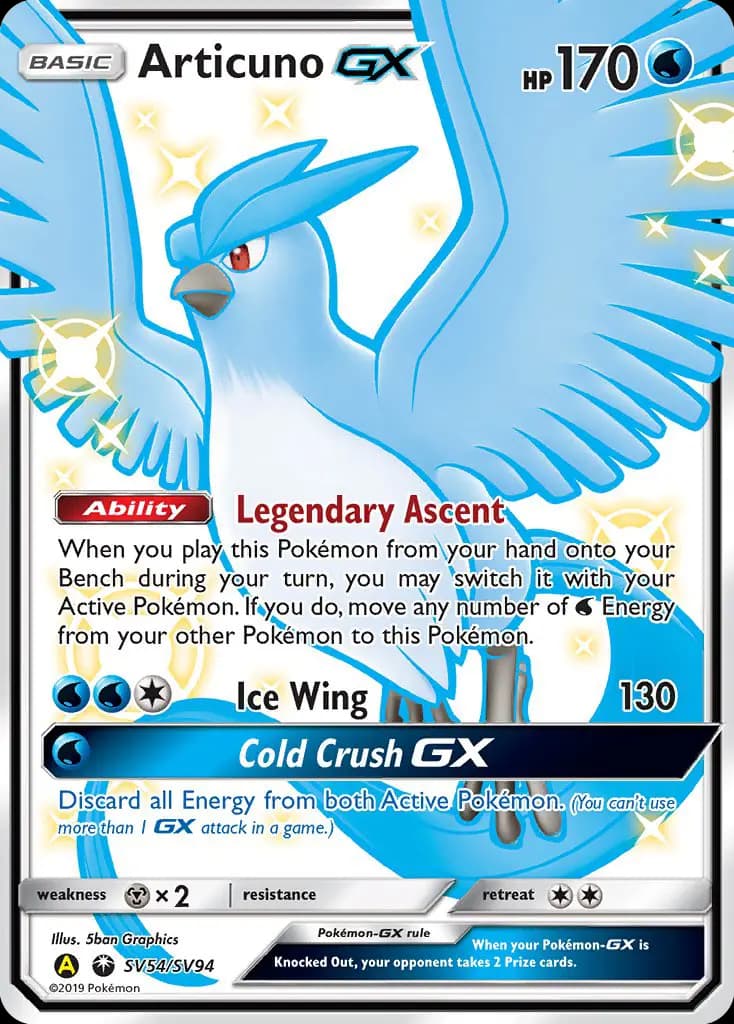 Articuno-GX #SV54 — Hidden Fates