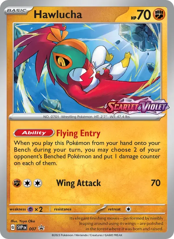 Hawlucha #7 — Scarlet & Violet Promos