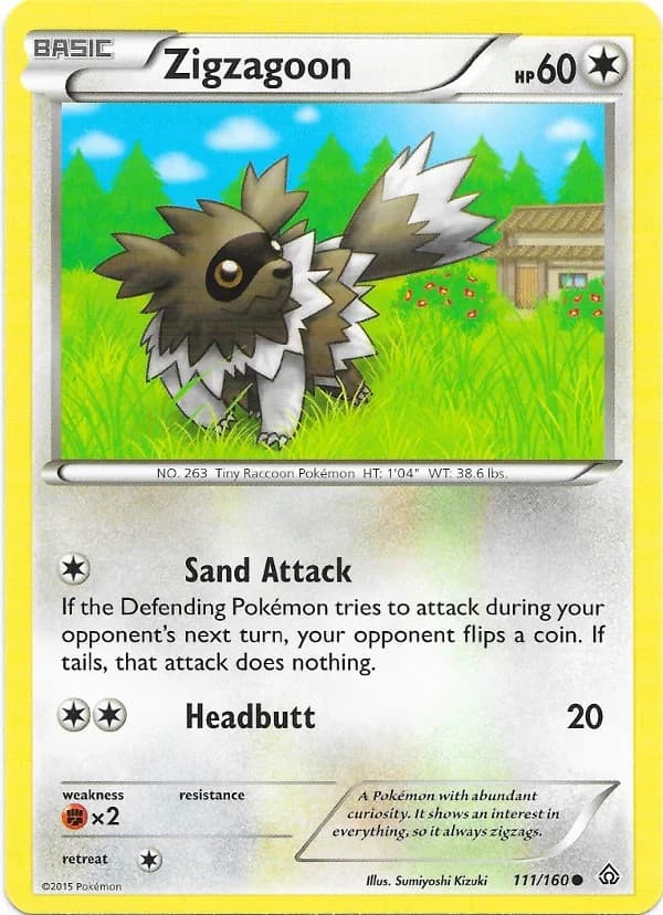 Zigzagoon #11 — 2015 McDonald's Collection