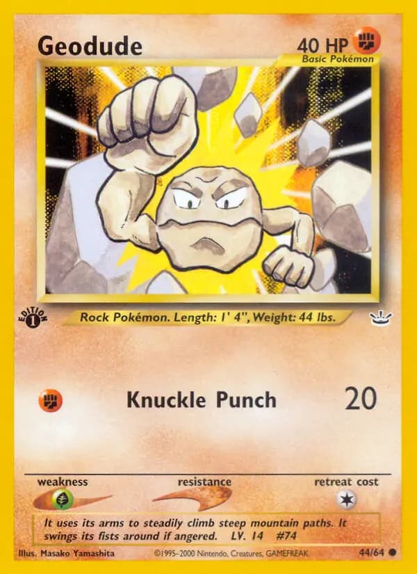 Geodude #44 — Neo Revelation