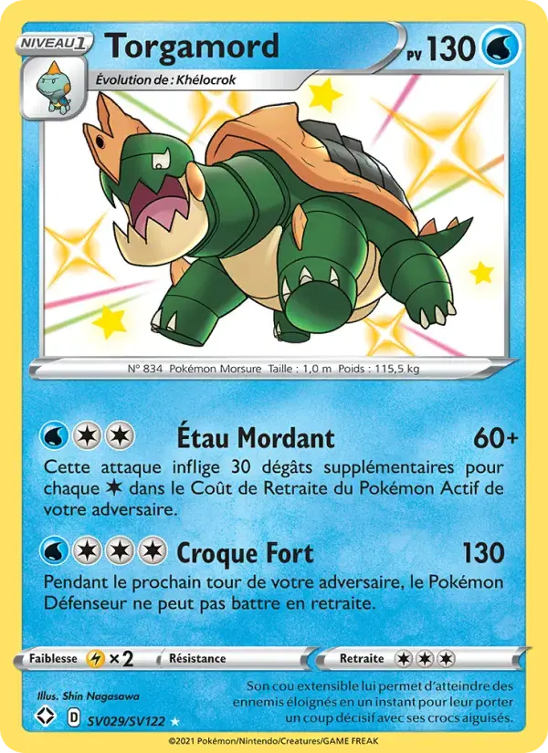 Carte Pokémon Torgamord #SV029 — Destinées Radieuses