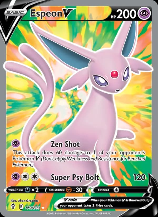 Espeon V #179 — Evolving Skies