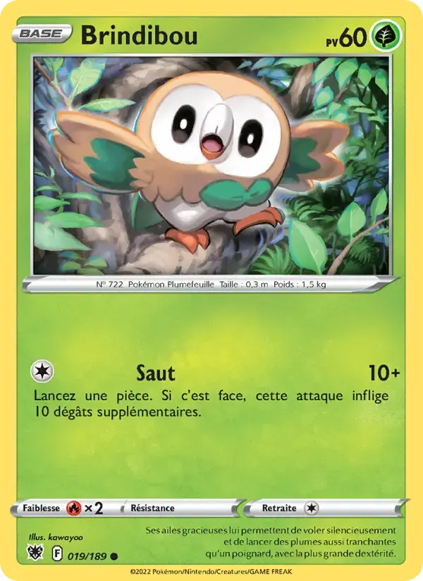 Carte Pokémon Brindibou #019 — Astres Radieux