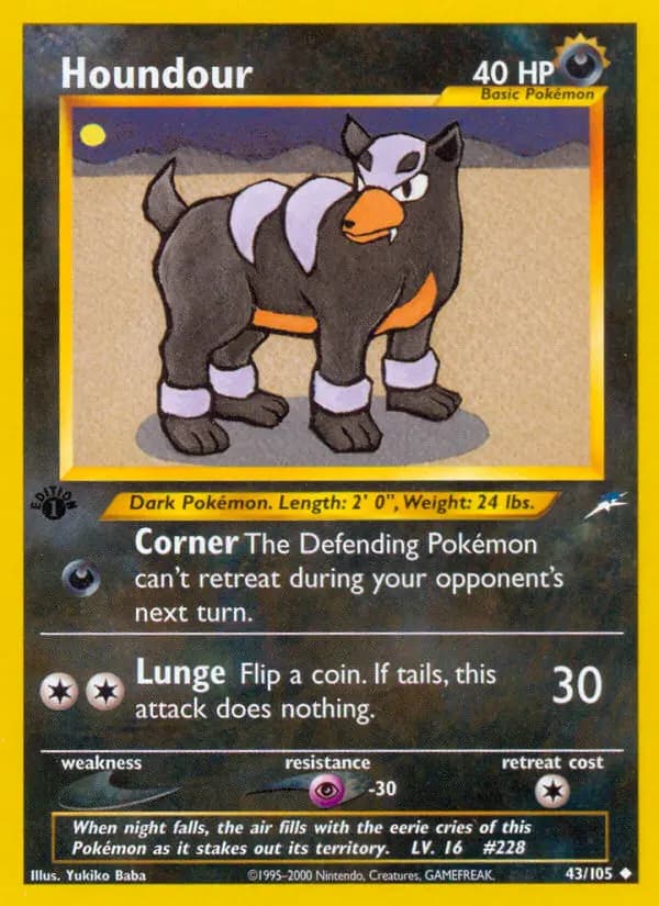 Houndour #43 — Neo Destiny