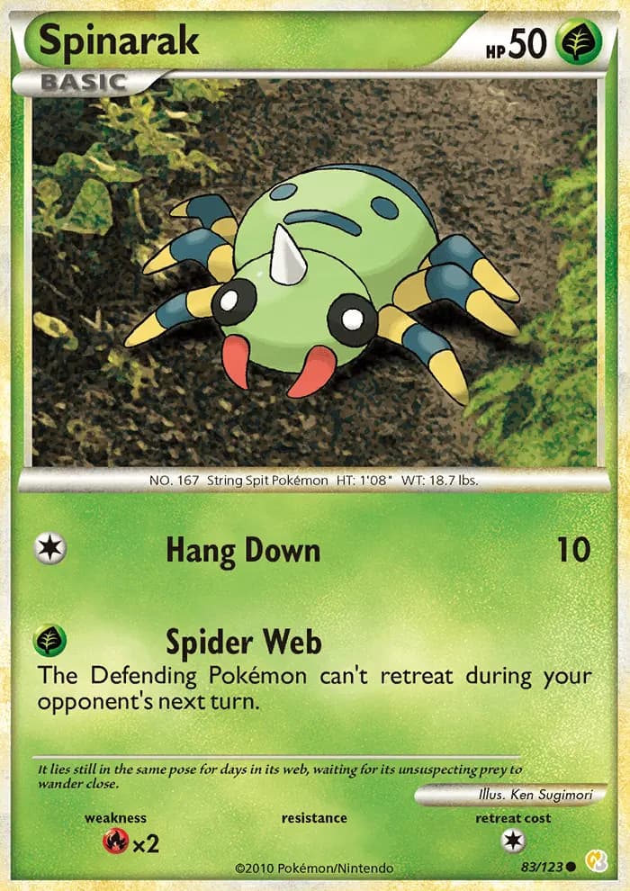 Spinarak #83 — HeartGold SoulSilver