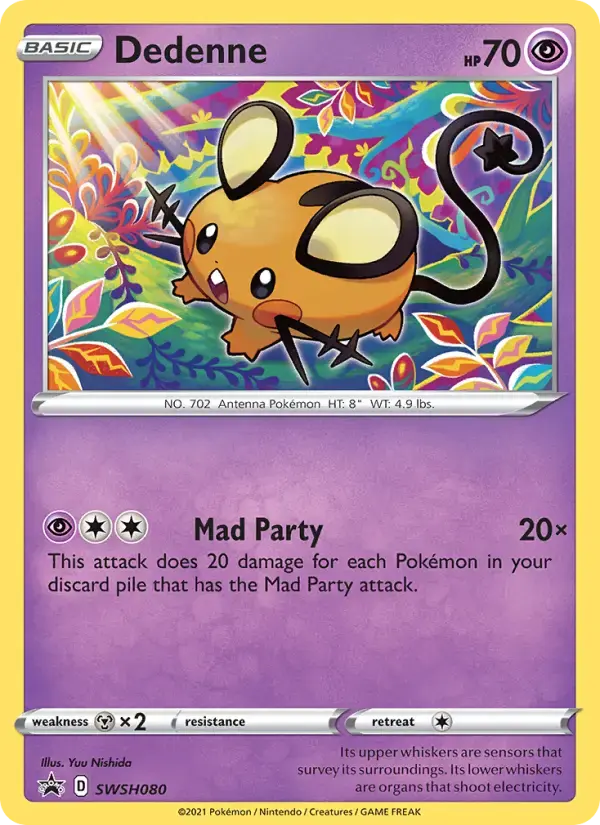 Dedenne #SWSH080 — Sword & Shield Promos