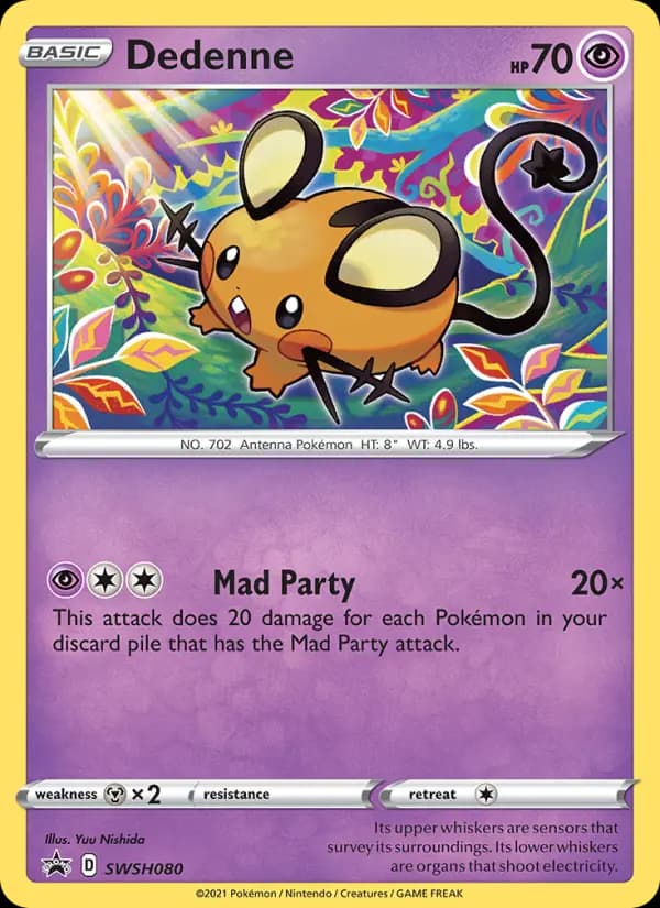 Dedenne #SWSH080 — Sword & Shield Promos