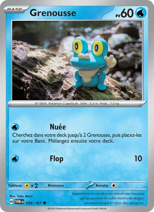 Carte Pokémon Grenousse #056 — Mascarade Crépusculaire