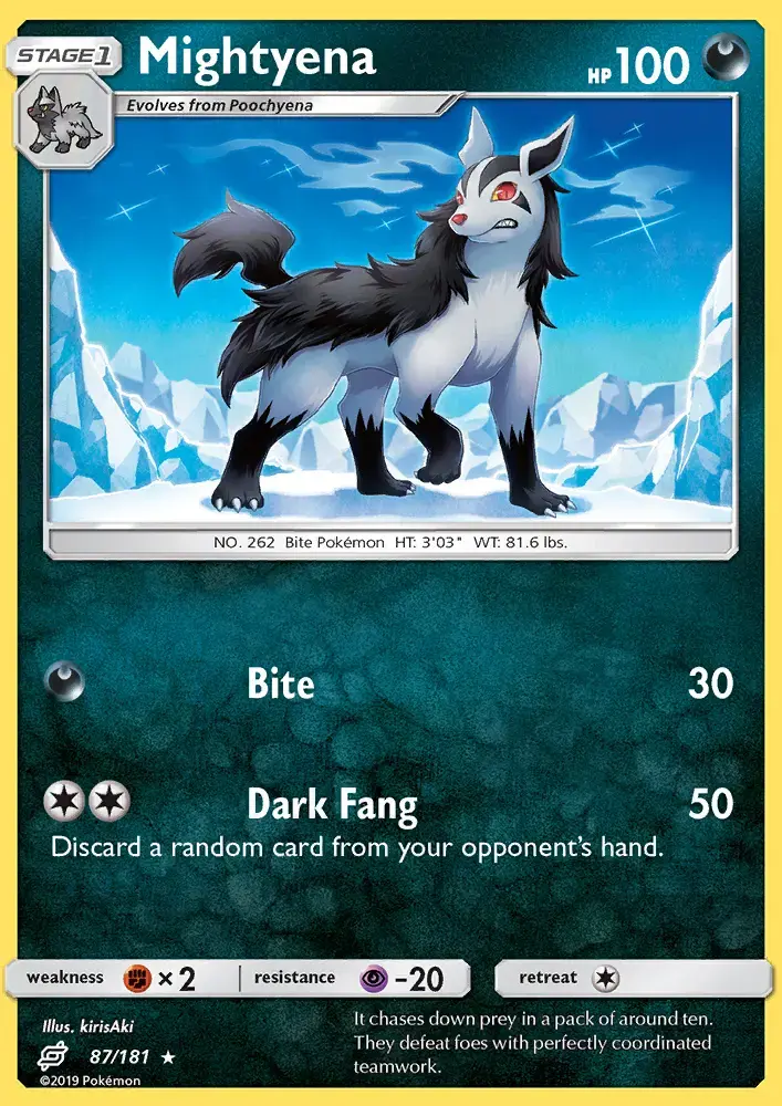 Mightyena #87 — Team Up