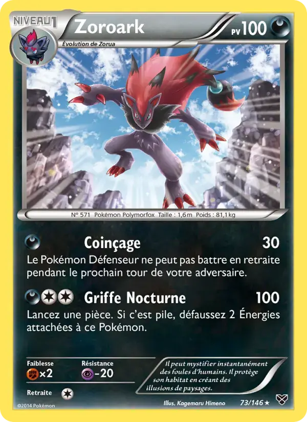Carte Pokémon Zoroark #73 — XY