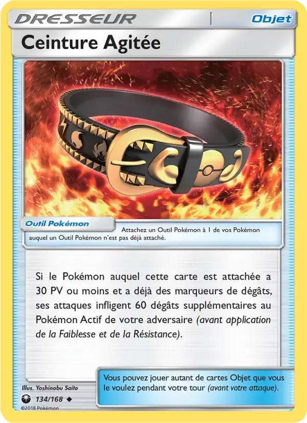 Carte Pokémon Ceinture Agitée #134 — Tempête Céleste