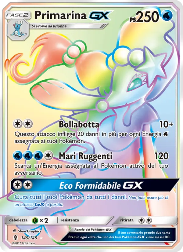 Carte Pokémon Oratoria GX #149 — Gardiens Ascendants