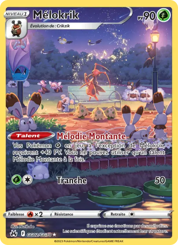 Carte Pokémon Mélokrik #GG02 — Zénith Suprême