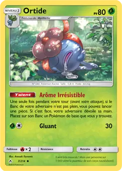 Carte Pokémon Ortide #7 — Alliance Infaillible
