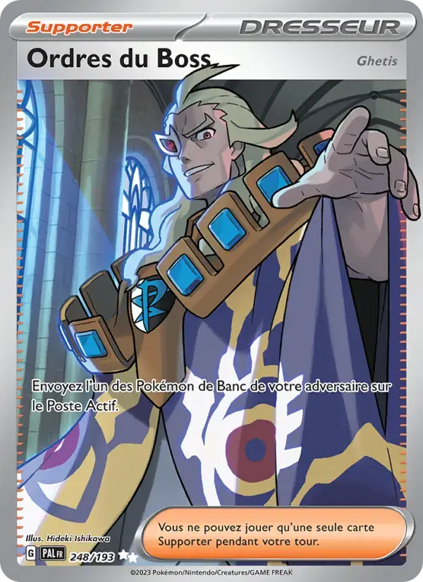 Carte Pokémon Ordres du Boss #248 — Évolutions à Paldea