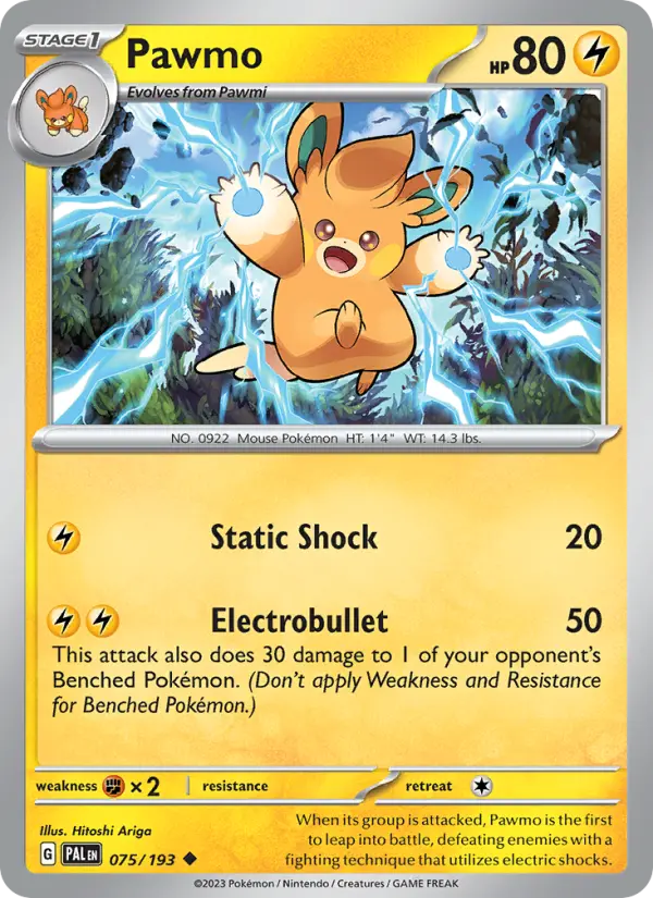 Carte Pokémon Pohmotte #075 — Évolutions à Paldea