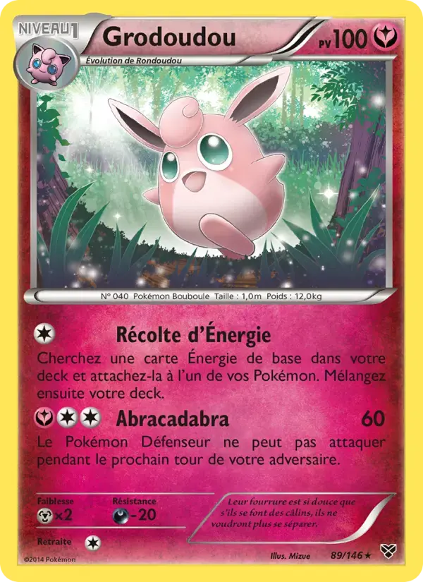 Carte Pokémon Grodoudou #89 — XY
