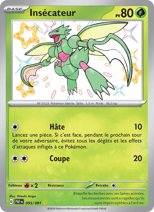 Carte Pokémon Insécateur #095 — Destinées de Paldea