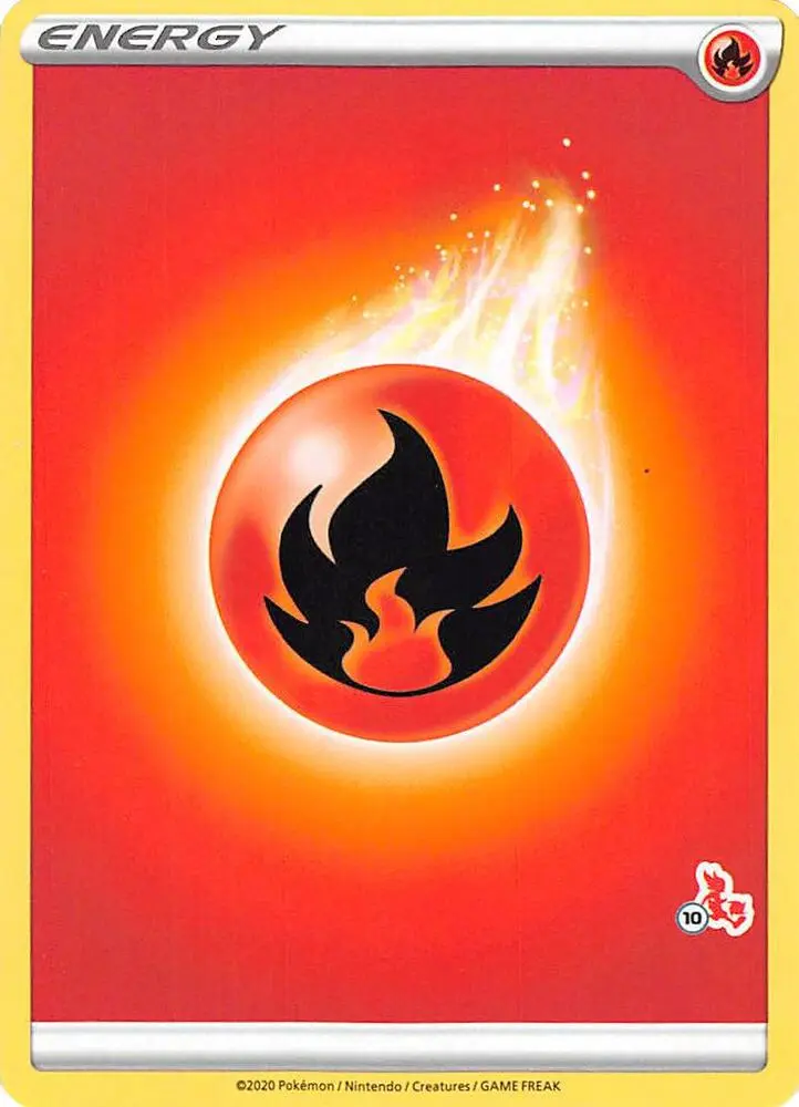 Carte Pokémon Fire Energy #Cinderace 10 — Académie de Combat 2022