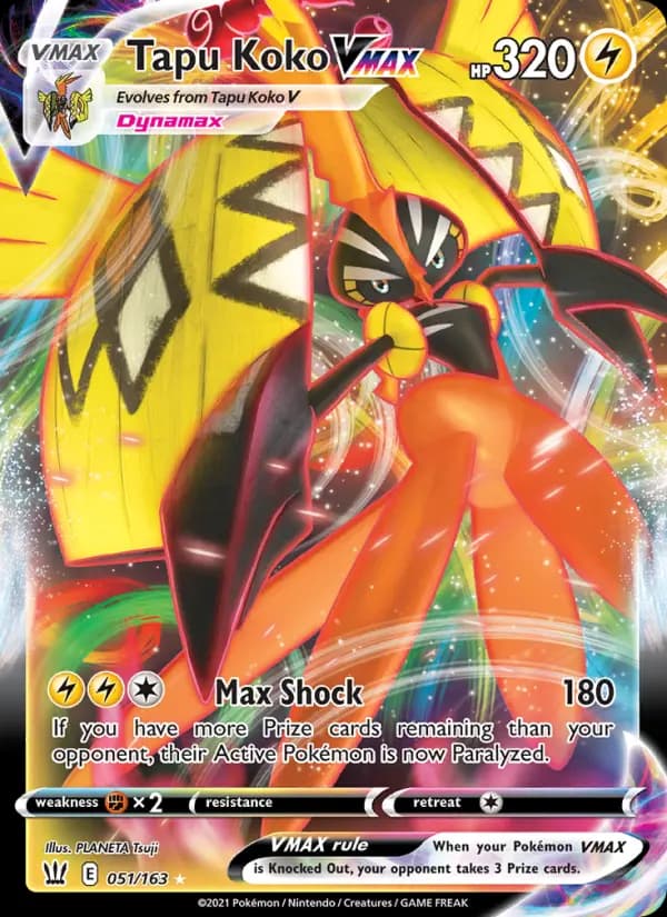 Tapu Koko VMAX #51 — Battle Styles